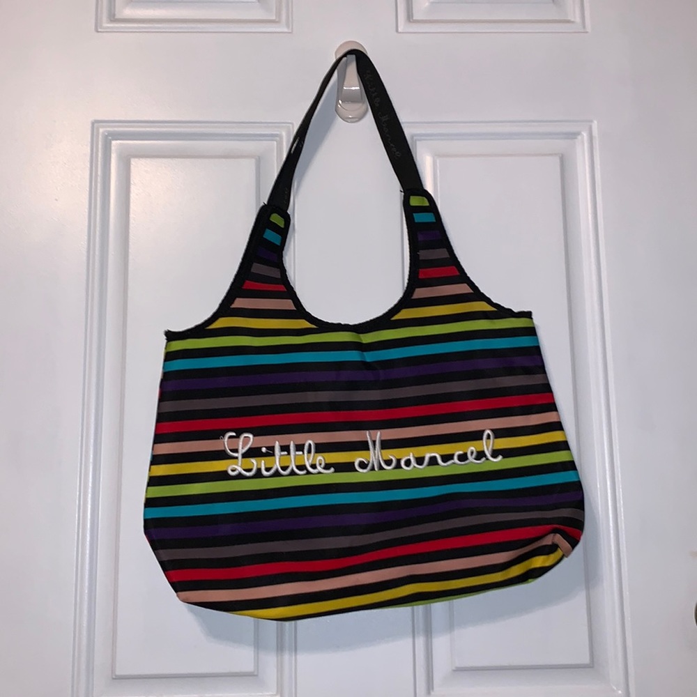 Multicolored Little Marcel tote bag